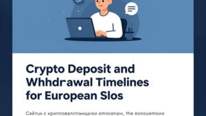 Современная иллюстрация процесса криптовалютных депозитов и выплат в европейских слотах от Api Betz